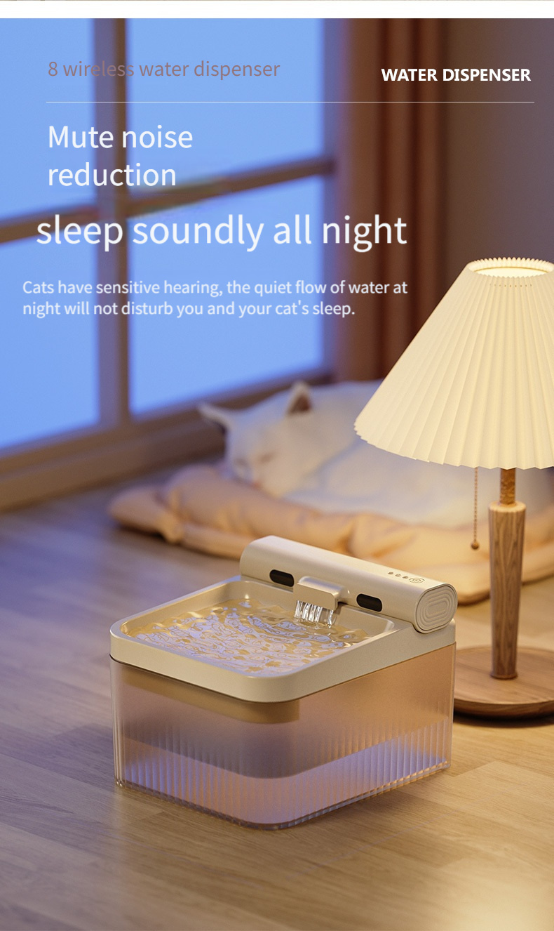 for water fountain large capacity wireless touch controlled drinking dispenser for with rechargeable battery details 2