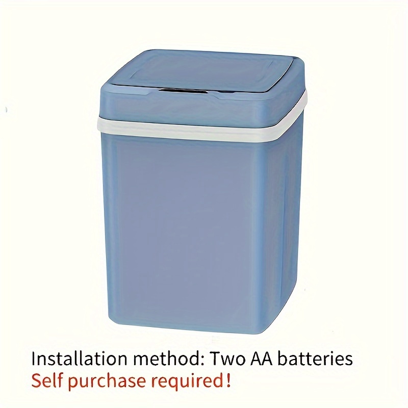 12l household fully automatic covered room bathroom intelligent sensing garbage bin details 4