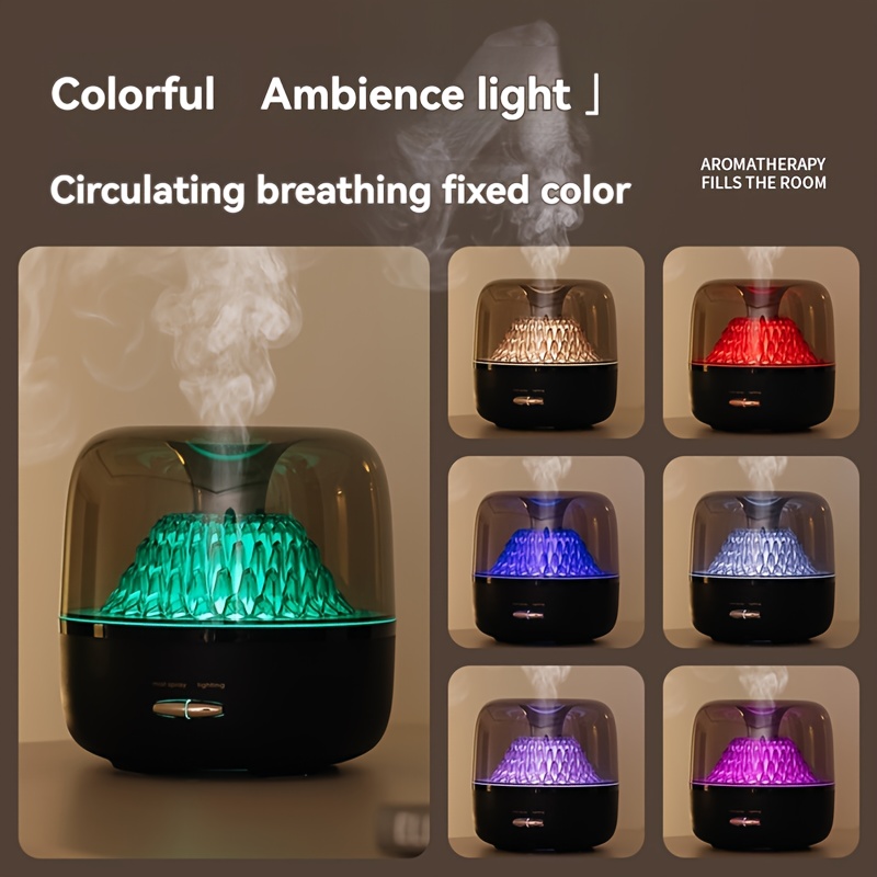 yellow black essential oil aromatherapy machine 200ml household humidifier for home details 0