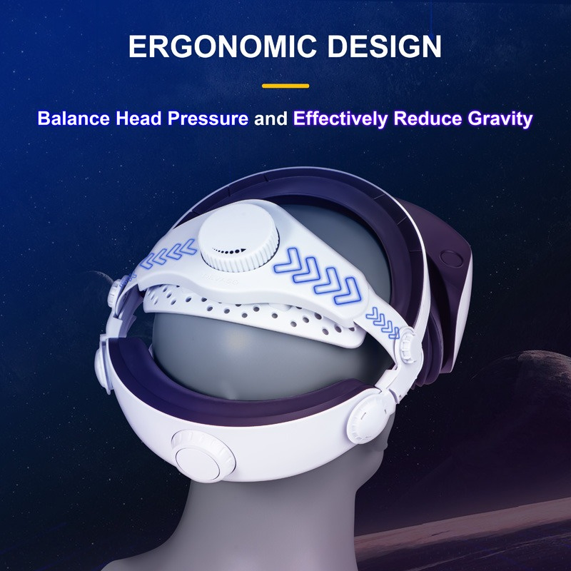vr2 glasses adjustable headband accessories suitable for playstation vr2 adjustable headband white details 2
