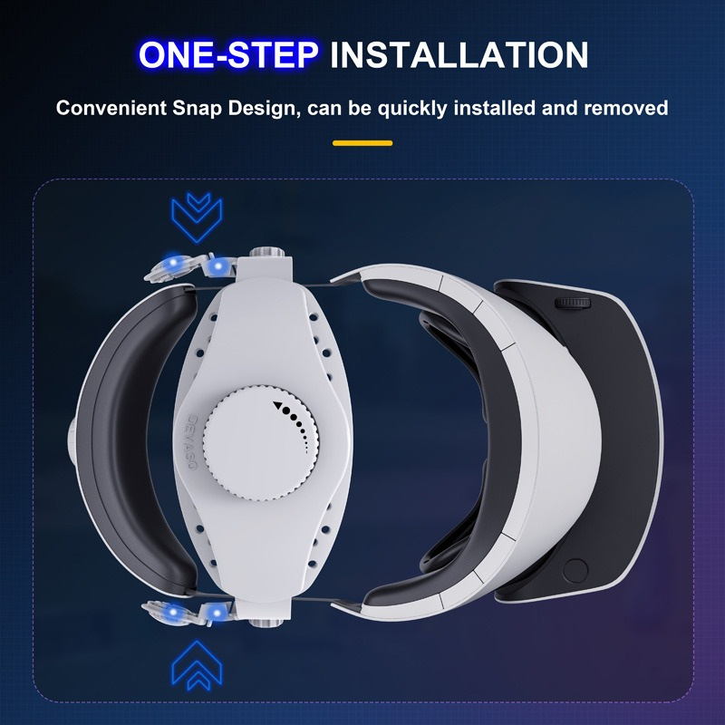 vr2 glasses adjustable headband accessories suitable for playstation vr2 adjustable headband white details 3