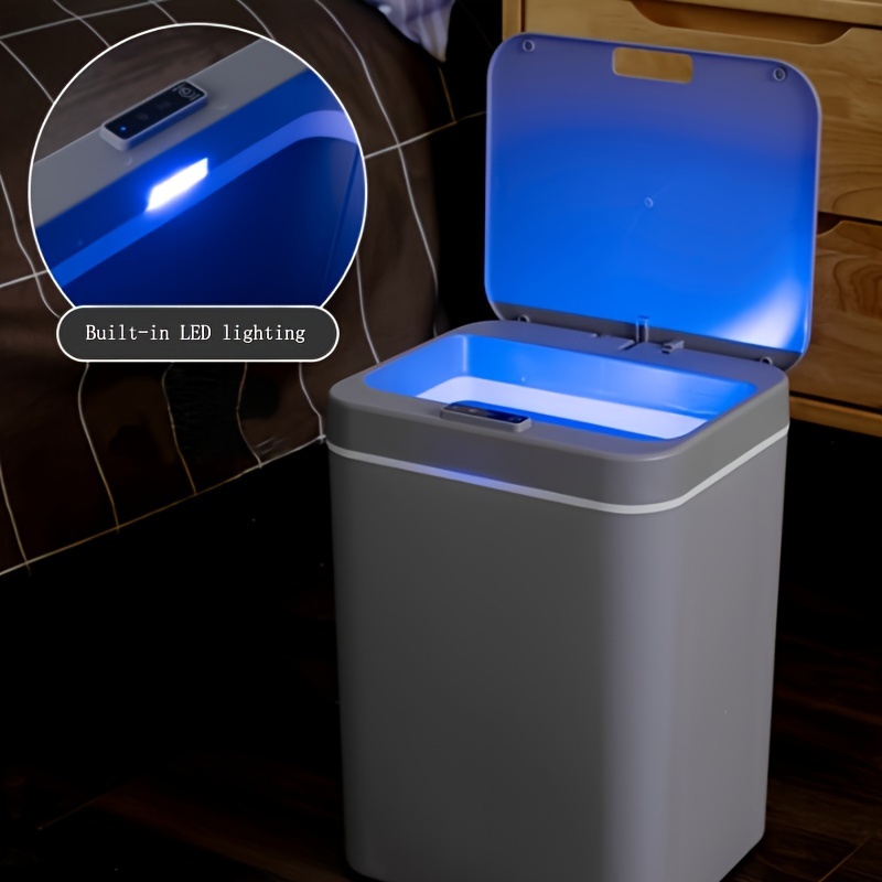 16l intelligent garbage bin household toilet office automatic sensing garbage bin details 1