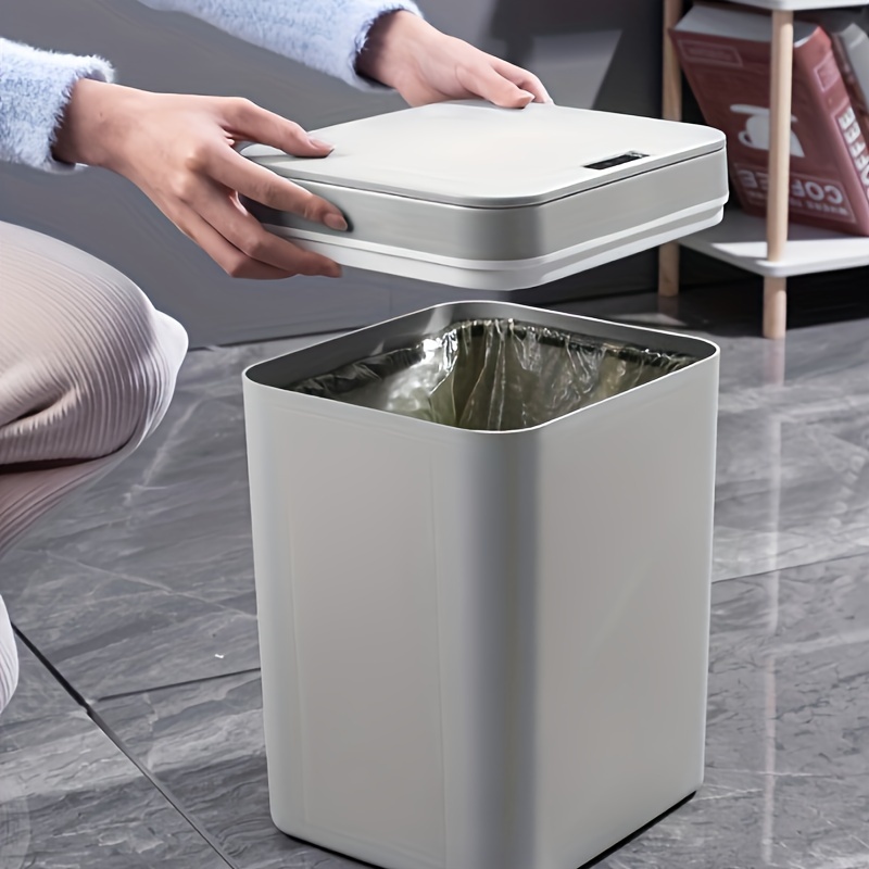 16l intelligent garbage bin household toilet office automatic sensing garbage bin details 2