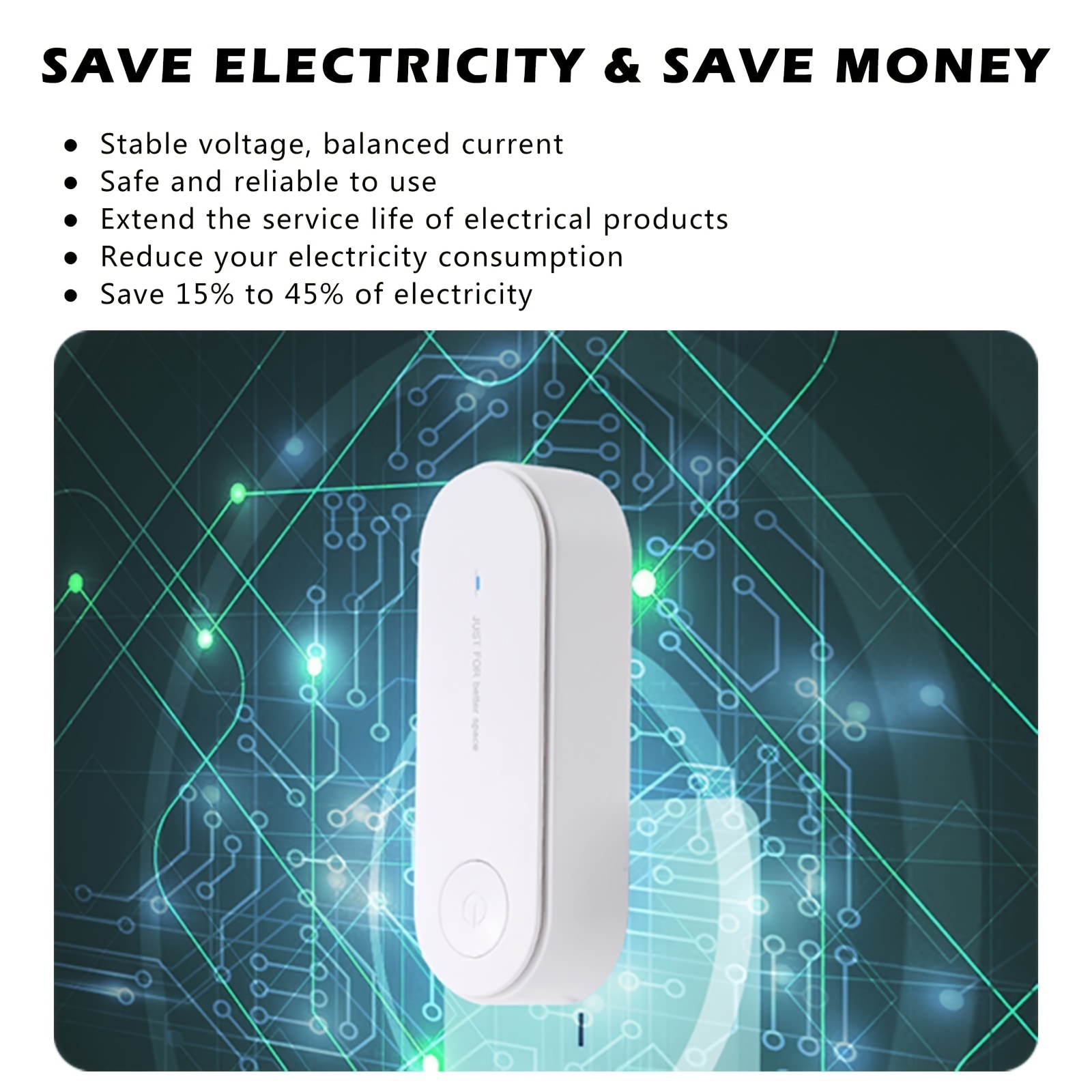 saver device electricity saving box box electricity reducer house voltage stabilizer us plug 90v 250 savers details 3