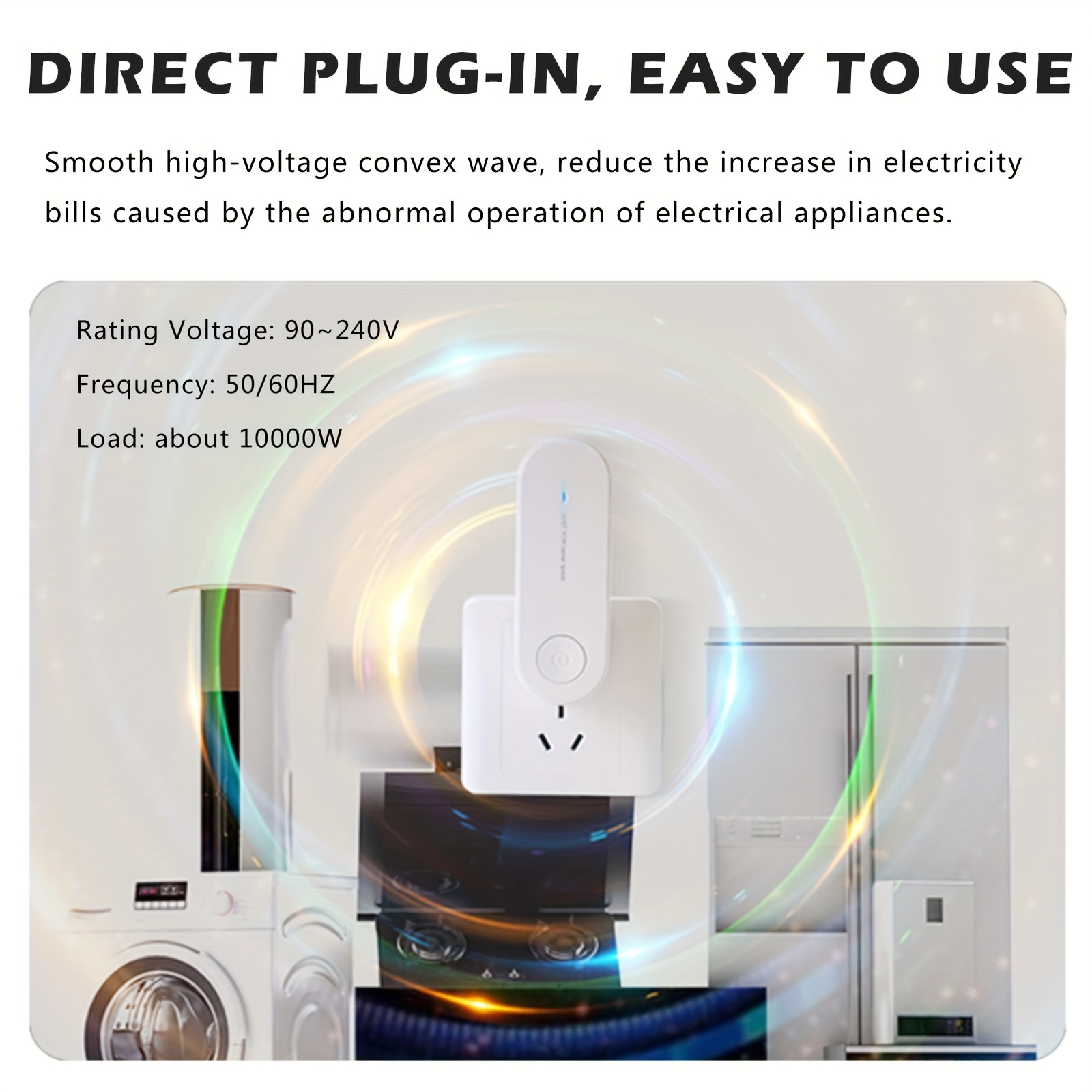 saver device electricity saving box box electricity reducer house voltage stabilizer us plug 90v 250 savers details 4