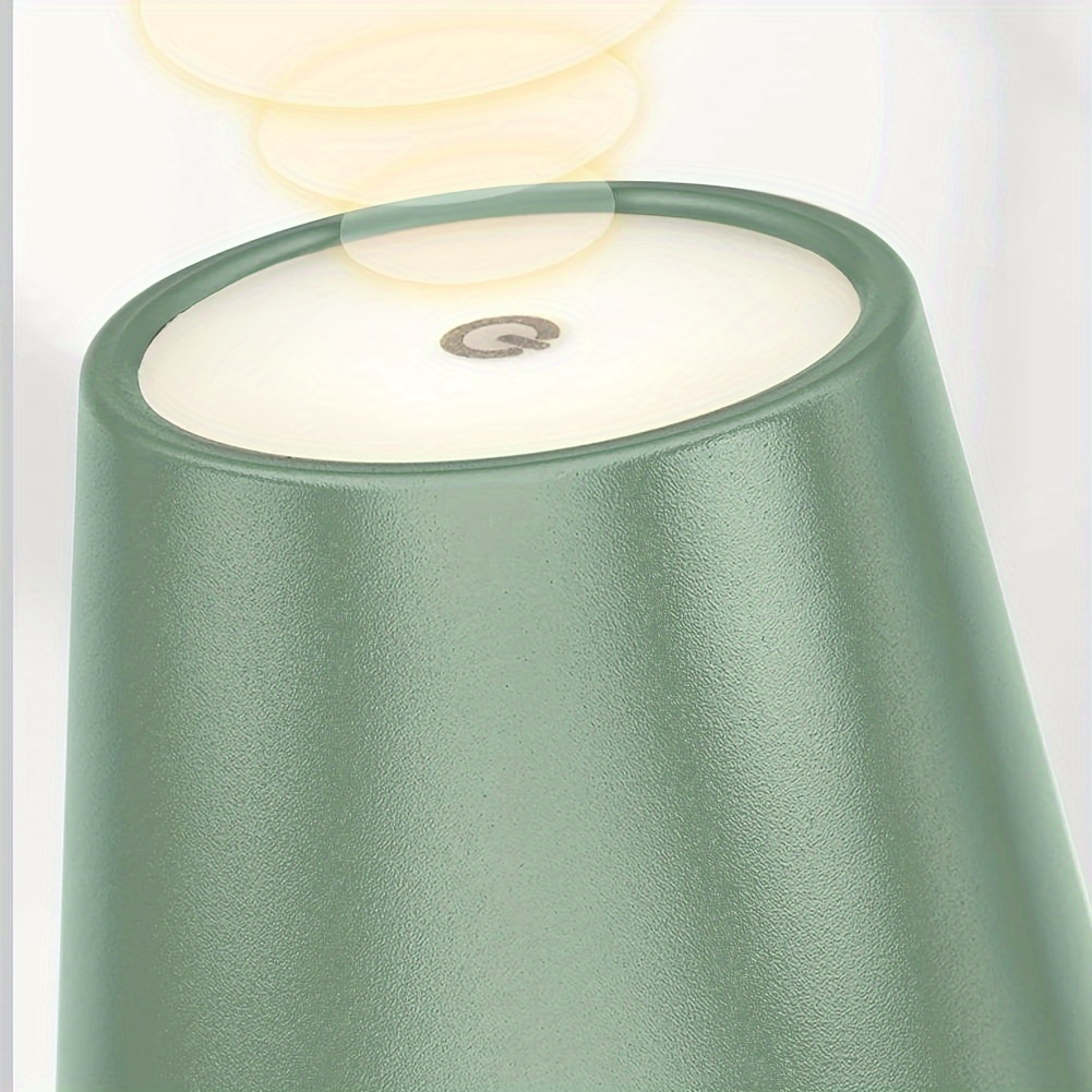 modern cordless usb rechargeable desk lamp with 3 color temperatures adjustable portable design ideal for home office hotel rooms and restaurants details 1