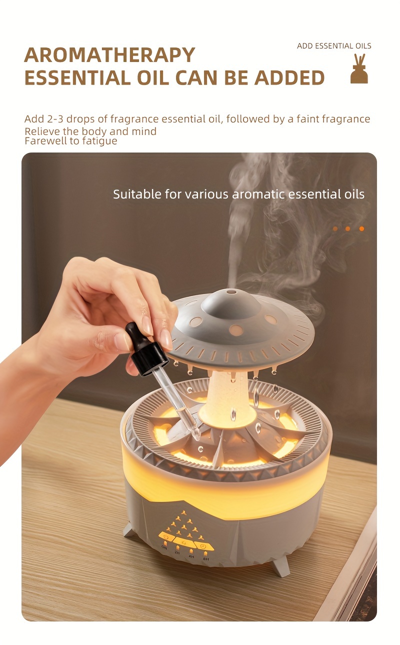 simulation humidifier aroma diffuser household large capacity intelligent spray details 4