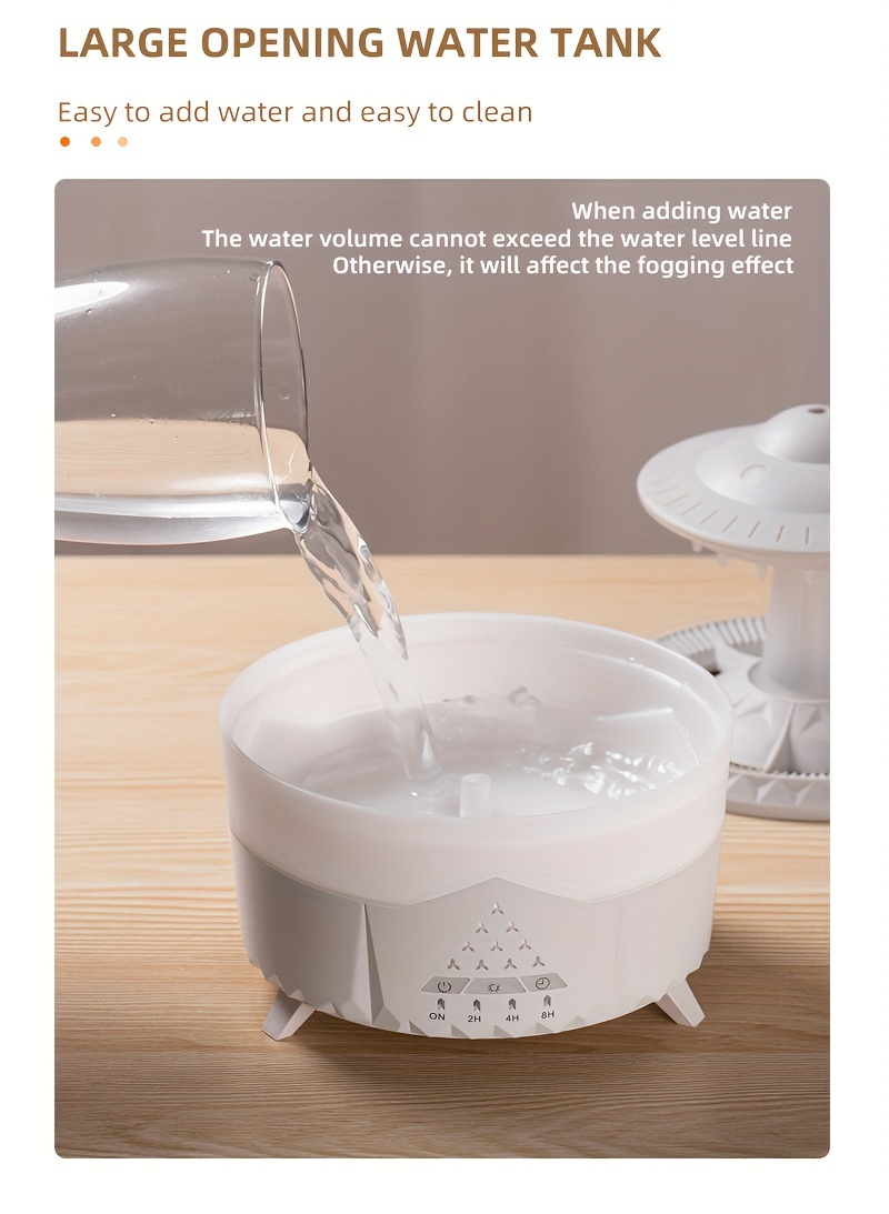 simulation humidifier aroma diffuser household large capacity intelligent spray details 6