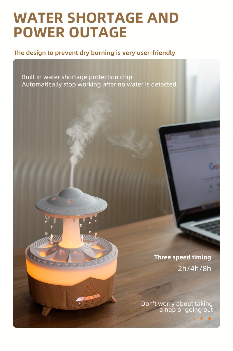 simulation humidifier aroma diffuser household large capacity intelligent spray details 8