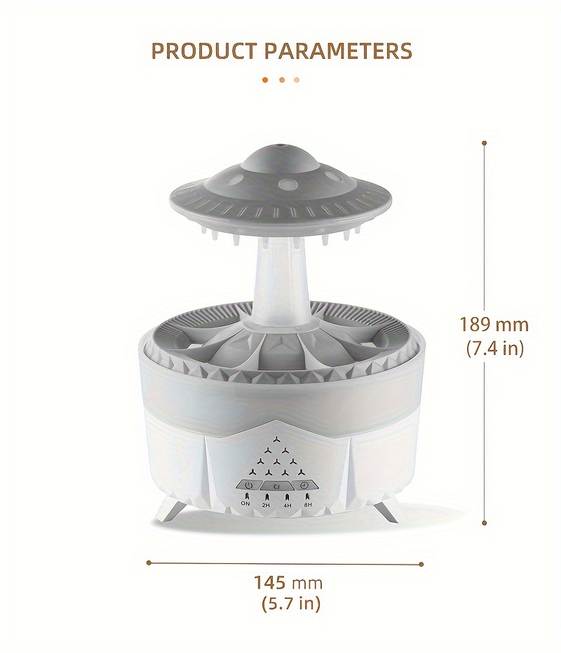 simulation humidifier aroma diffuser household large capacity intelligent spray details 16