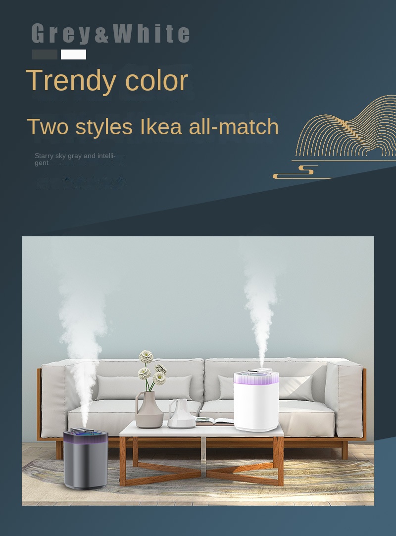 large mist volume humidifier household spray heads water aromatherapy bedroom air humidifier details 8