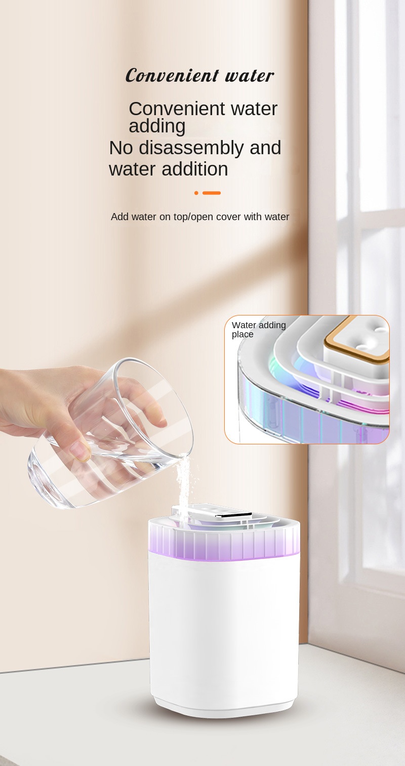 large mist volume humidifier household spray heads water aromatherapy bedroom air humidifier details 11