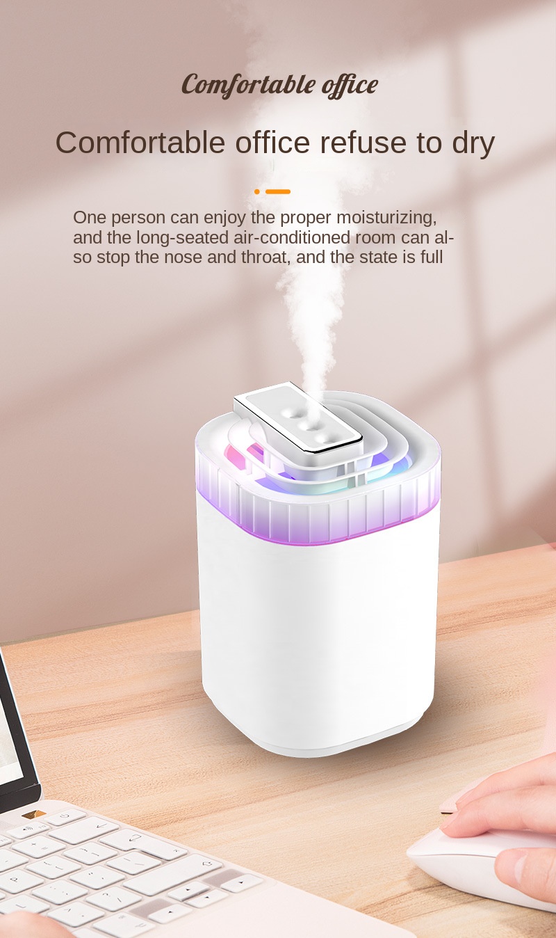 large mist volume humidifier household spray heads water aromatherapy bedroom air humidifier details 16