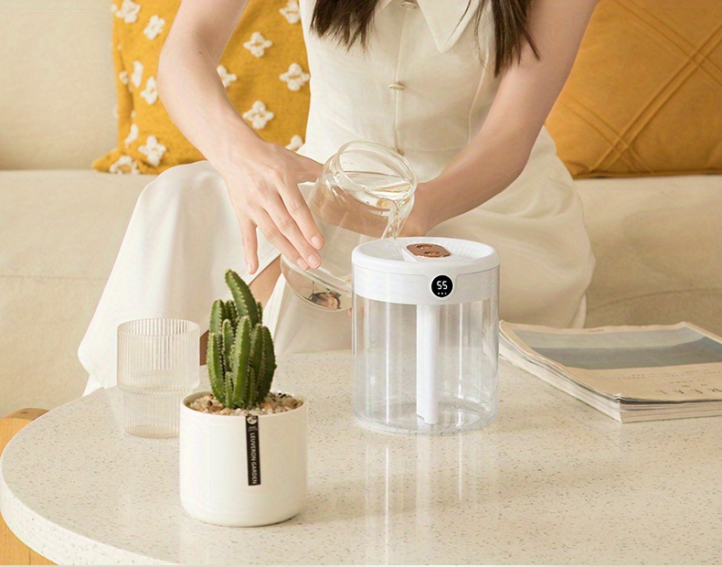 2l large capacity humidifier household small silent bedroom usb aromatherapy machine purifying air suitable for office desks living rooms bedrooms details 2
