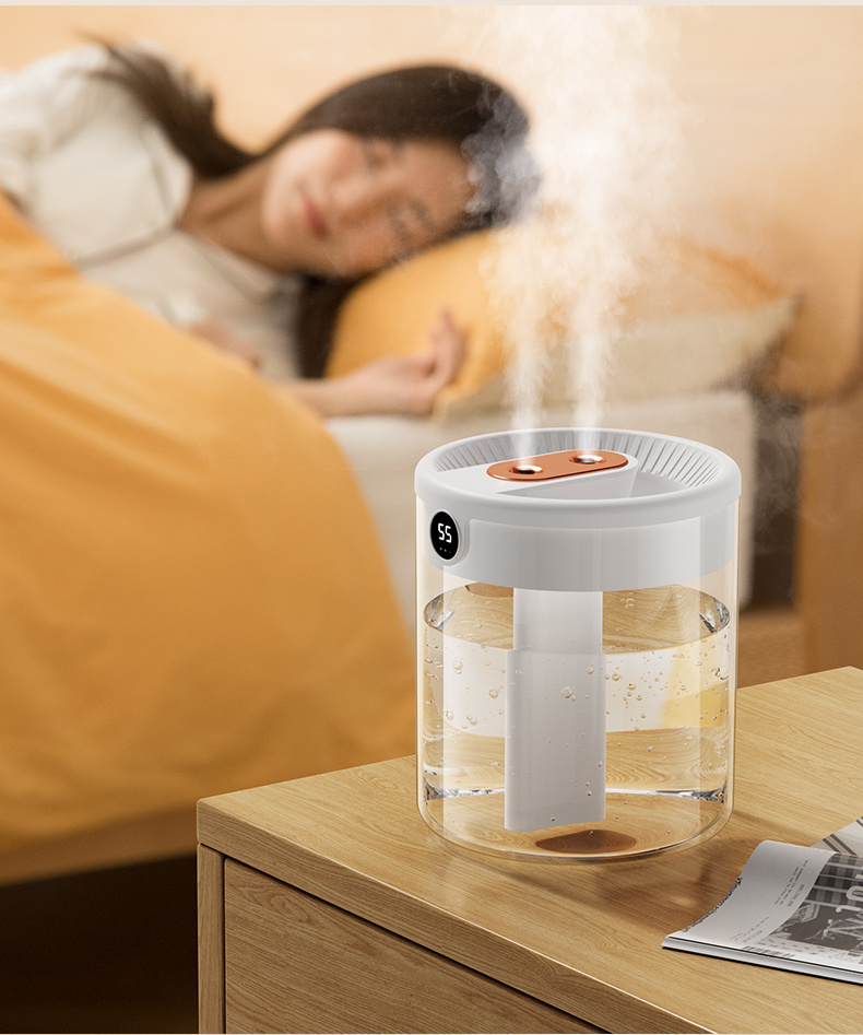 2l large capacity humidifier household small silent bedroom usb aromatherapy machine purifying air suitable for office desks living rooms bedrooms details 4