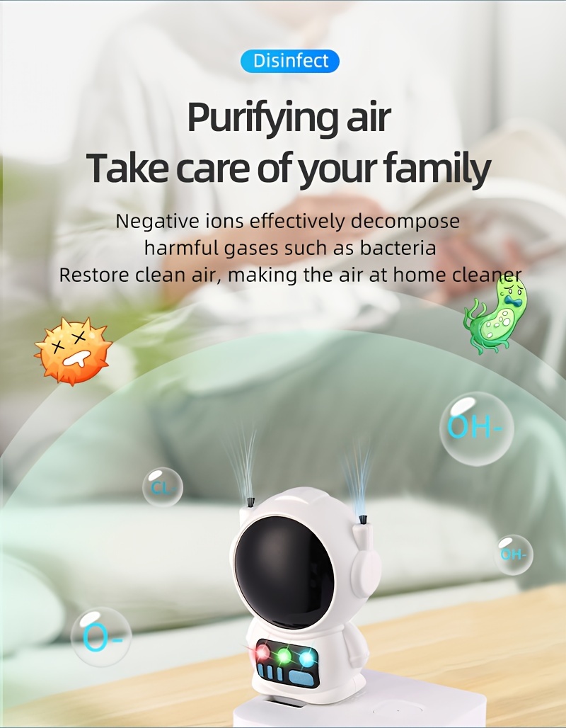negative ion no button automatic 5 7 days to remove odor negative ion sterilization disinfection odor removal low power usb powered details 5