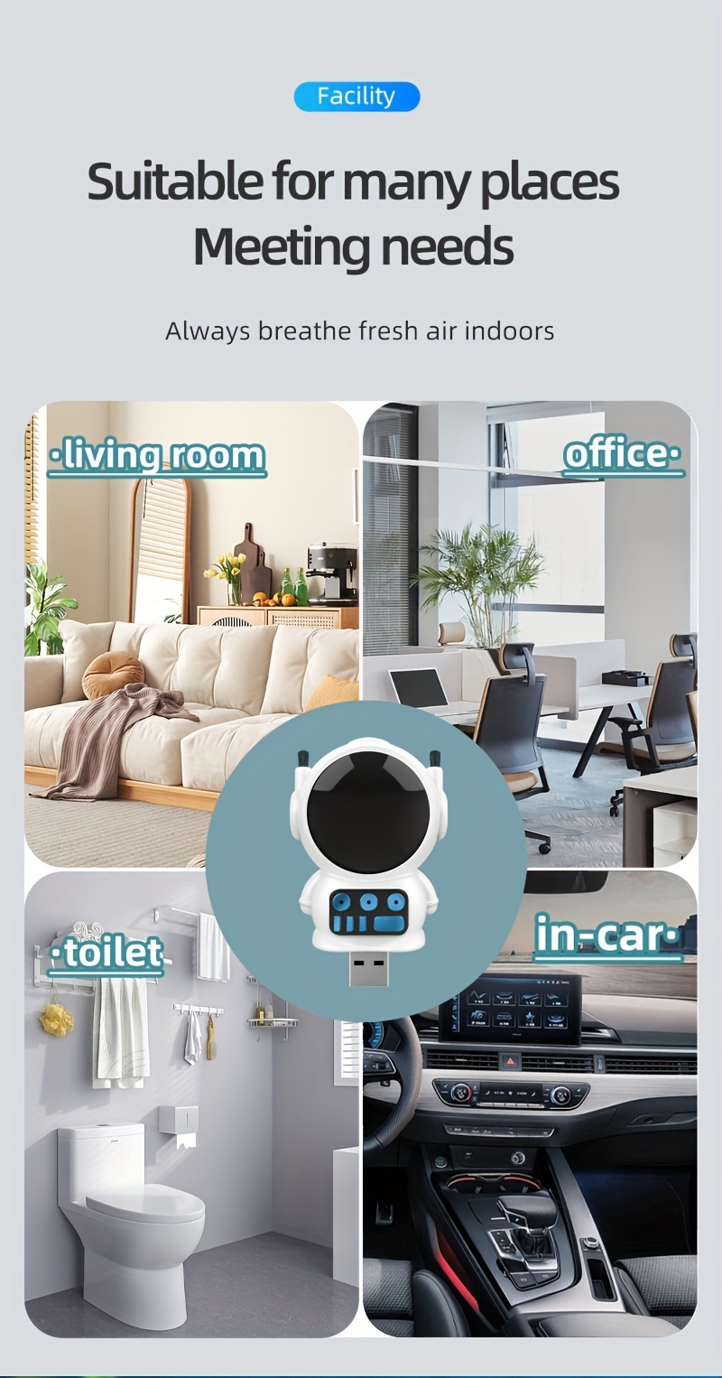 negative ion no button automatic 5 7 days to remove odor negative ion sterilization disinfection odor removal low power usb powered details 10