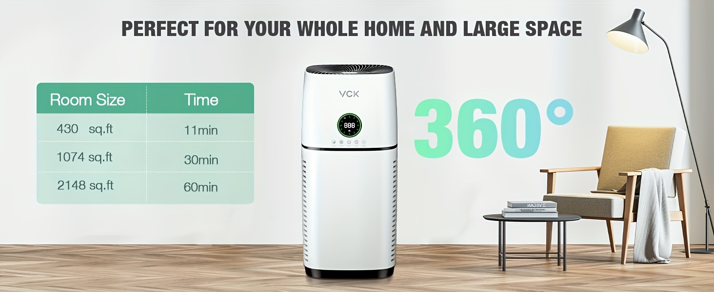 with h14 true hepa filter and pm2 5 monitor quiet card up to 500 for home bedroom large room details 0