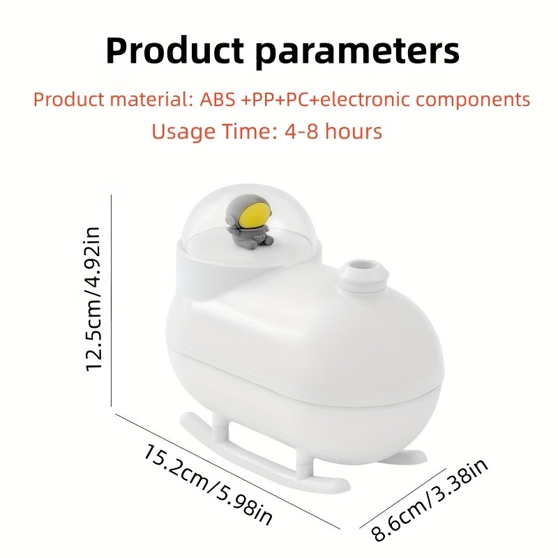 astronaut humidifier mini humidifier small bedroom humidifier home humidifier replenishing spray air moisturizing usb humidifier home decoration details 2