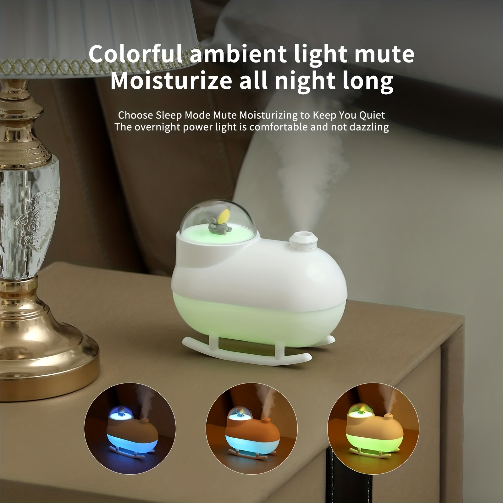 astronaut humidifier mini humidifier small bedroom humidifier home humidifier replenishing spray air moisturizing usb humidifier home decoration details 3