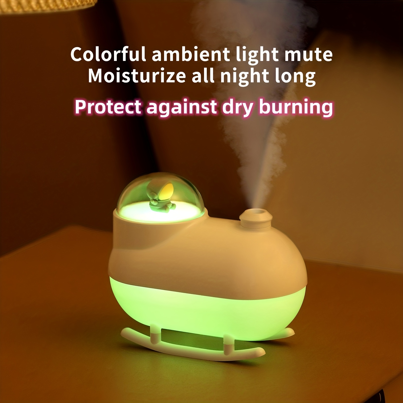 astronaut humidifier mini humidifier small bedroom humidifier home humidifier replenishing spray air moisturizing usb humidifier home decoration details 5