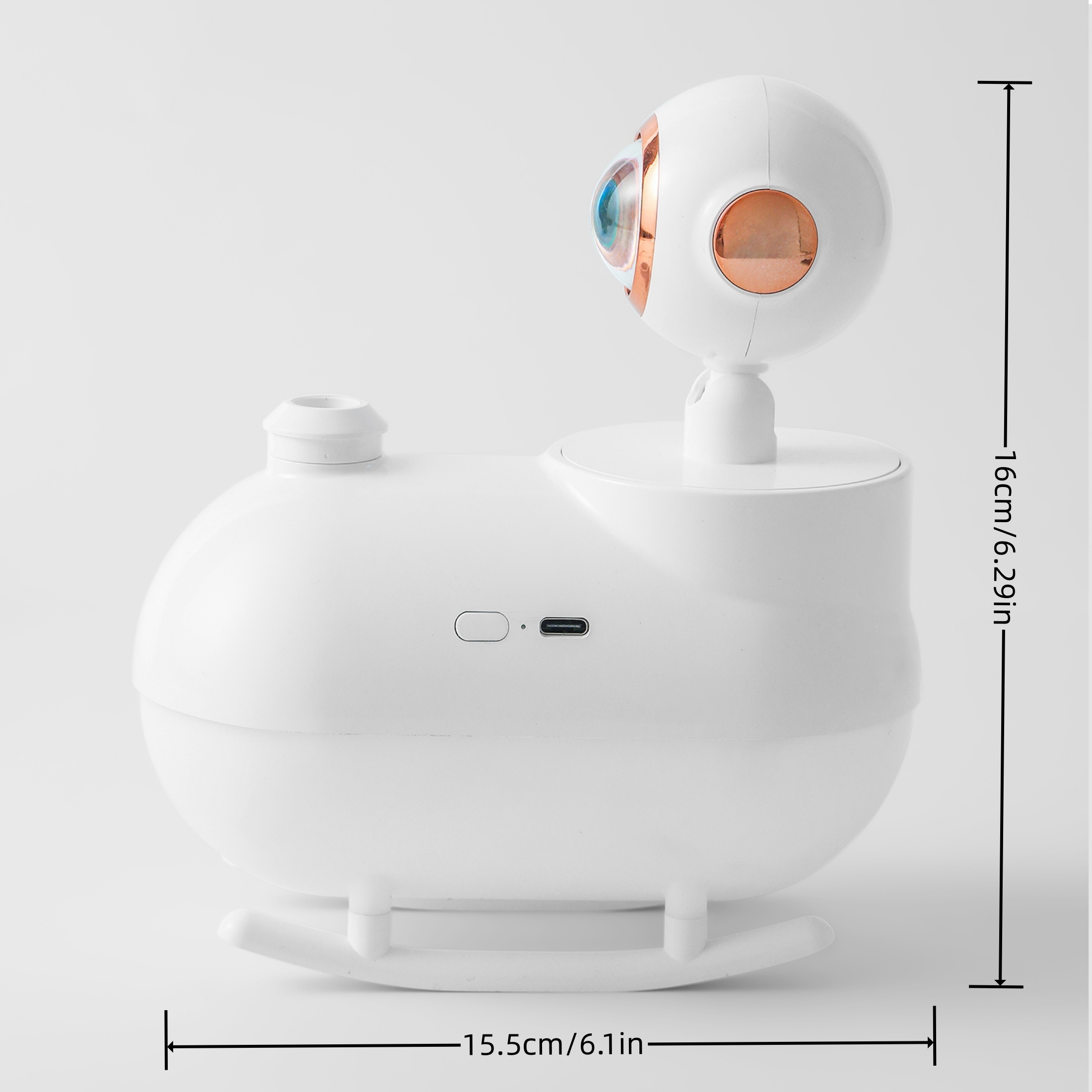 1pc plastic ambient light humidifier for home photography lighting tools for sunset projection ambient night fog desktop small space humidifier details 8